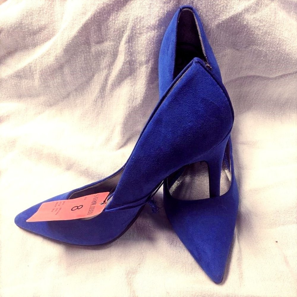 Sam Libby High Heels Blue Size US 8